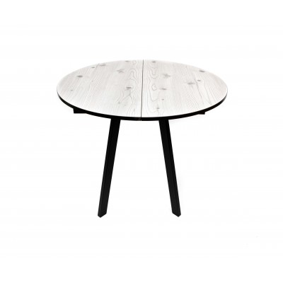 Стол ВВР Элип-2 Бискайская сосна/черный профиль, пластик